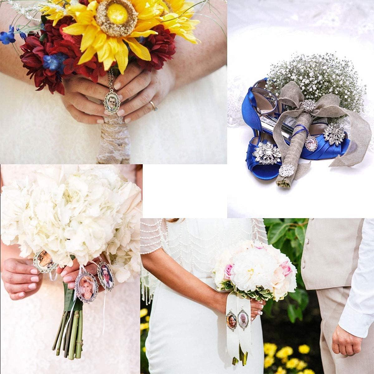 Conjunto de Bandejas Colgantes Bezel PH PandaHall 5 Pcs 40x30mm