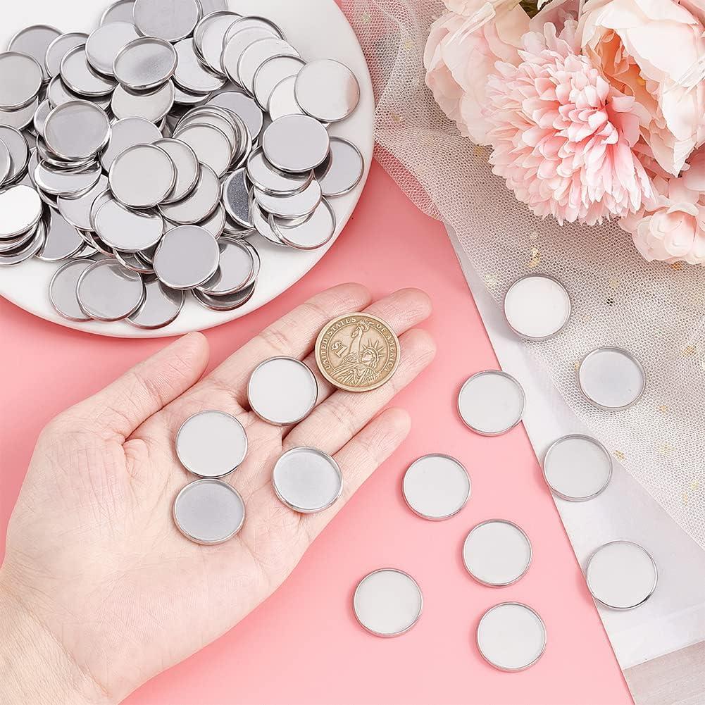 Bandejas de Cabochón Redondas Planas 20mm UNICRAFTALE 100pcs