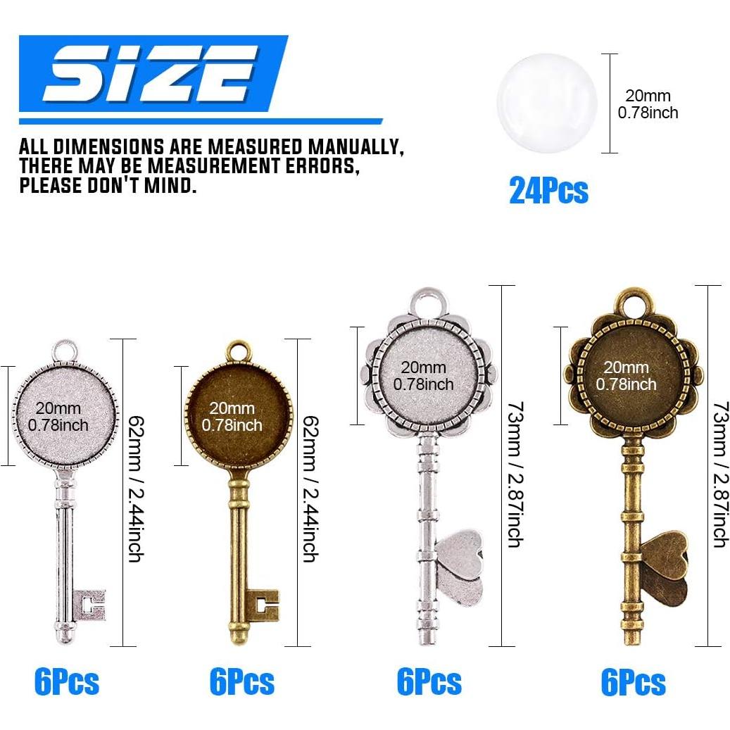 Conjunto de 48 bandejas colgantes vintage Glarks con azulejos