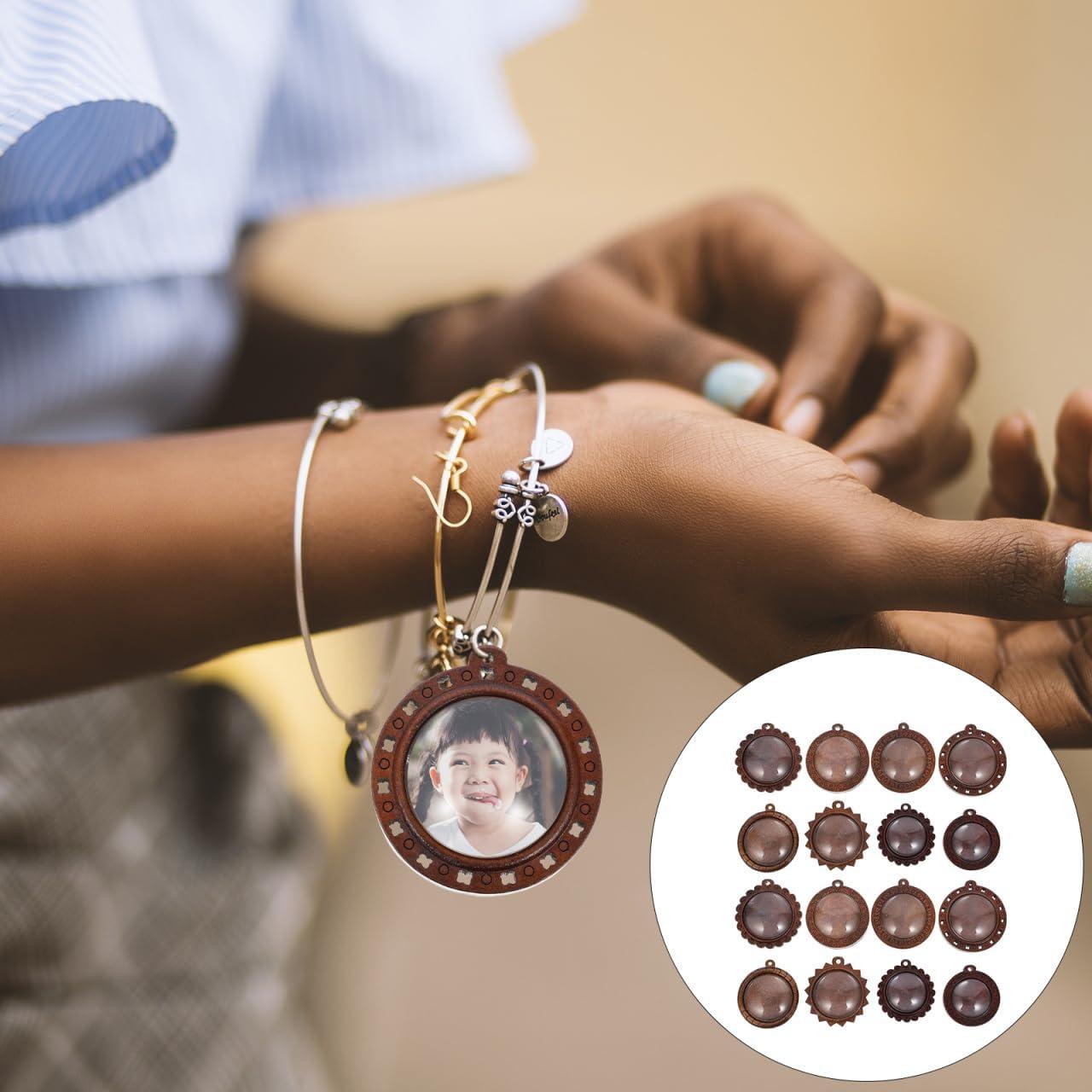 Set de 32 Accesorios para Joyería Healifty - Bandejas de Madera y Vidrio