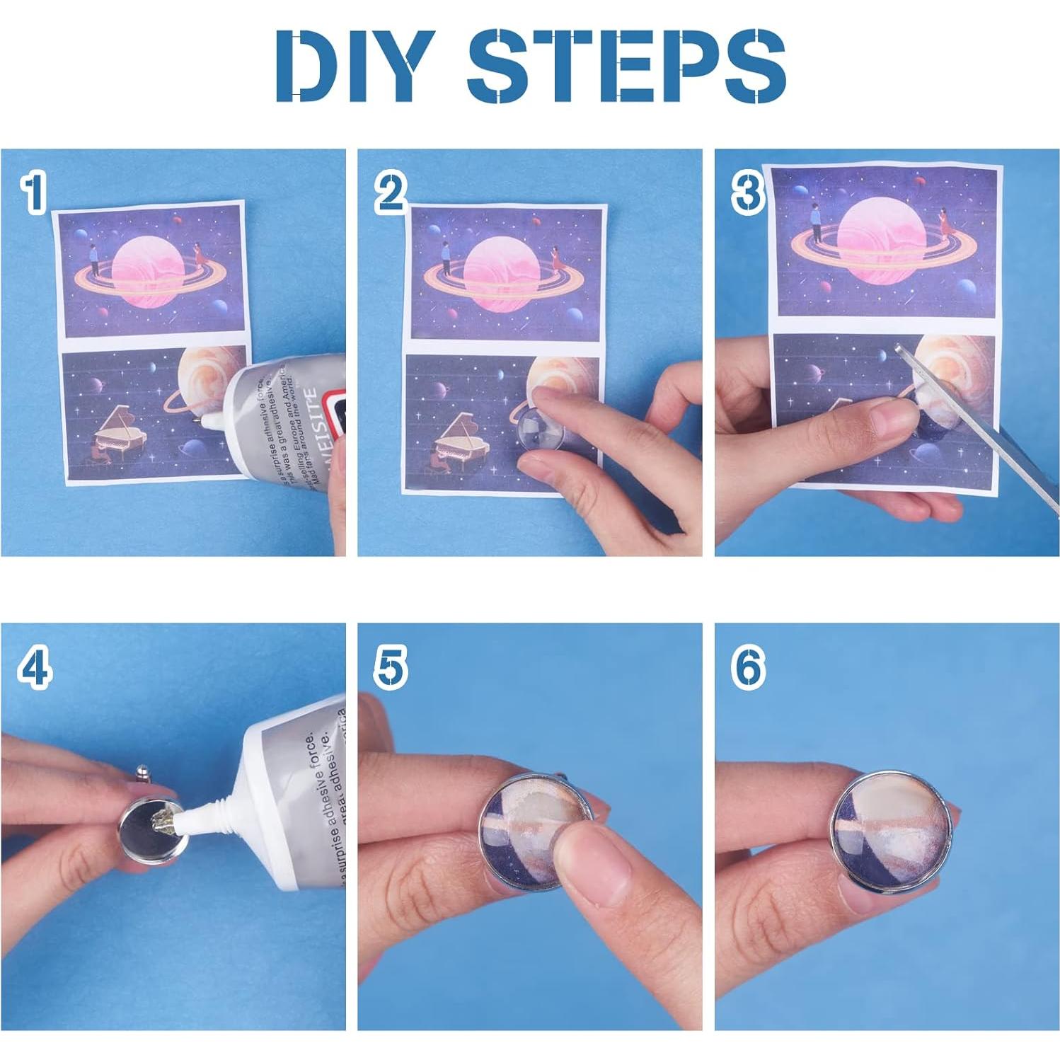 Kit de Bandejas Bezel PH PandaHall 24 Piezas 16mm Bronce