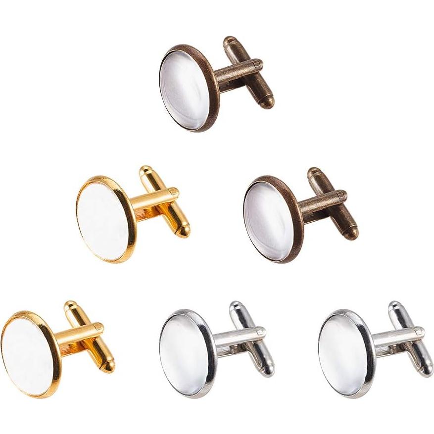 Kit de Bandejas Bezel PH PandaHall 24 Piezas 16mm Bronce