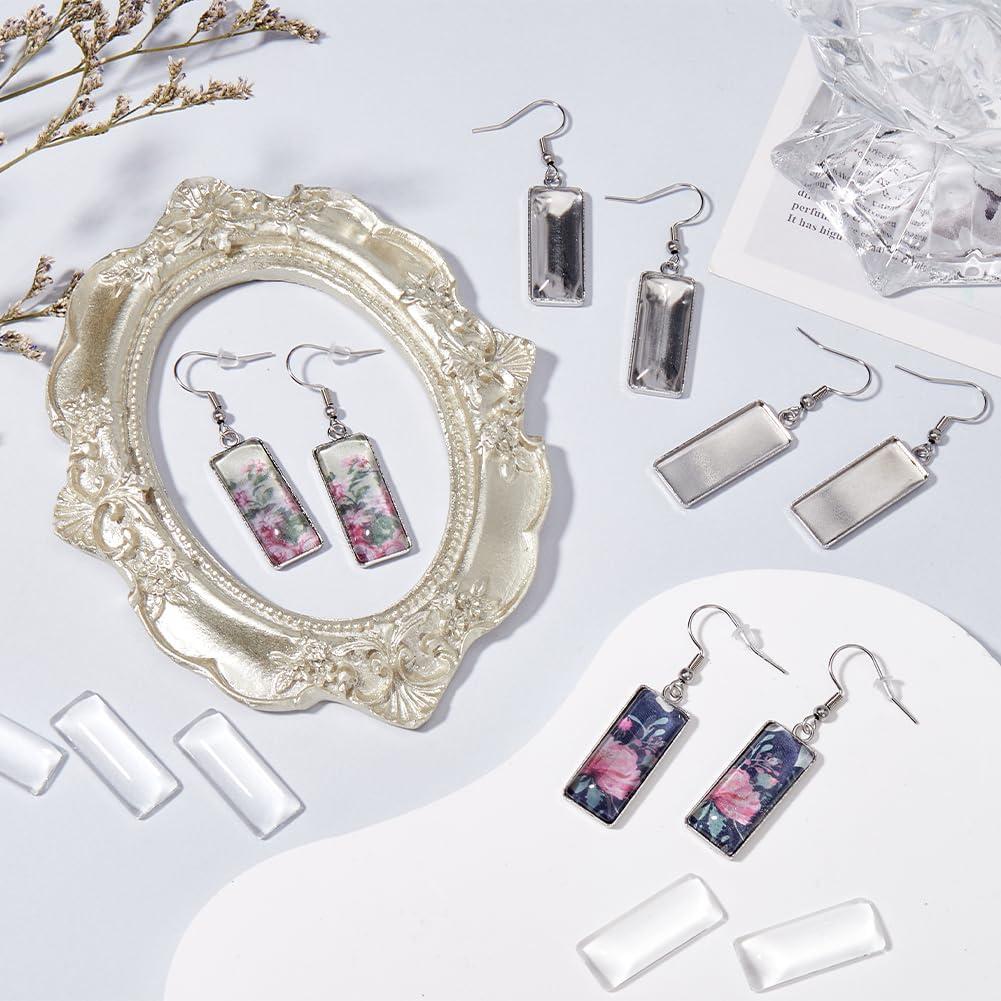 Kit de Aretes Colgantes DIY SOFPLATE 60 Piezas Acero Inoxidable