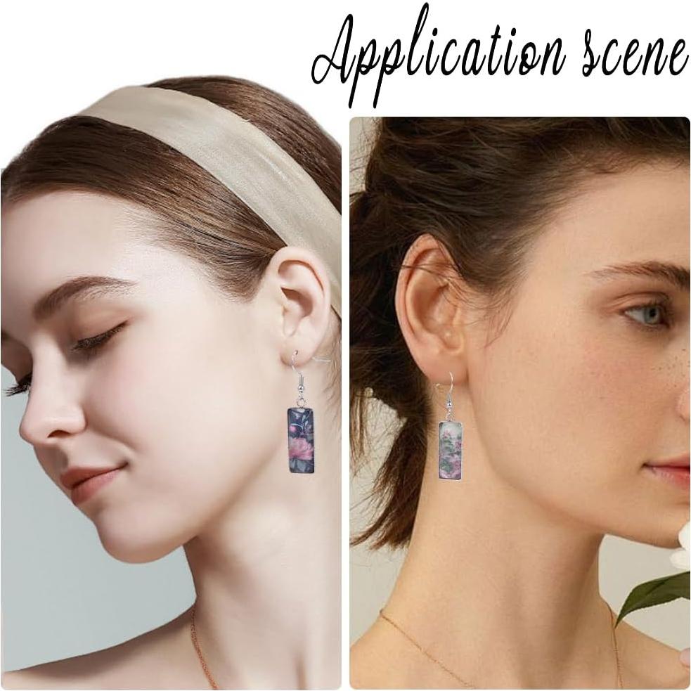 Kit de Aretes Colgantes DIY SOFPLATE 60 Piezas Acero Inoxidable