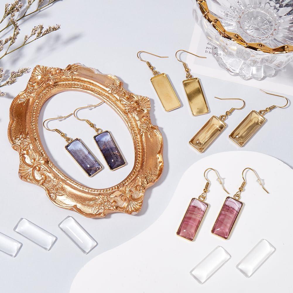 Kit 60 Pcs Plantillas Aretes Bezel Dorados SOFPLATE DIY