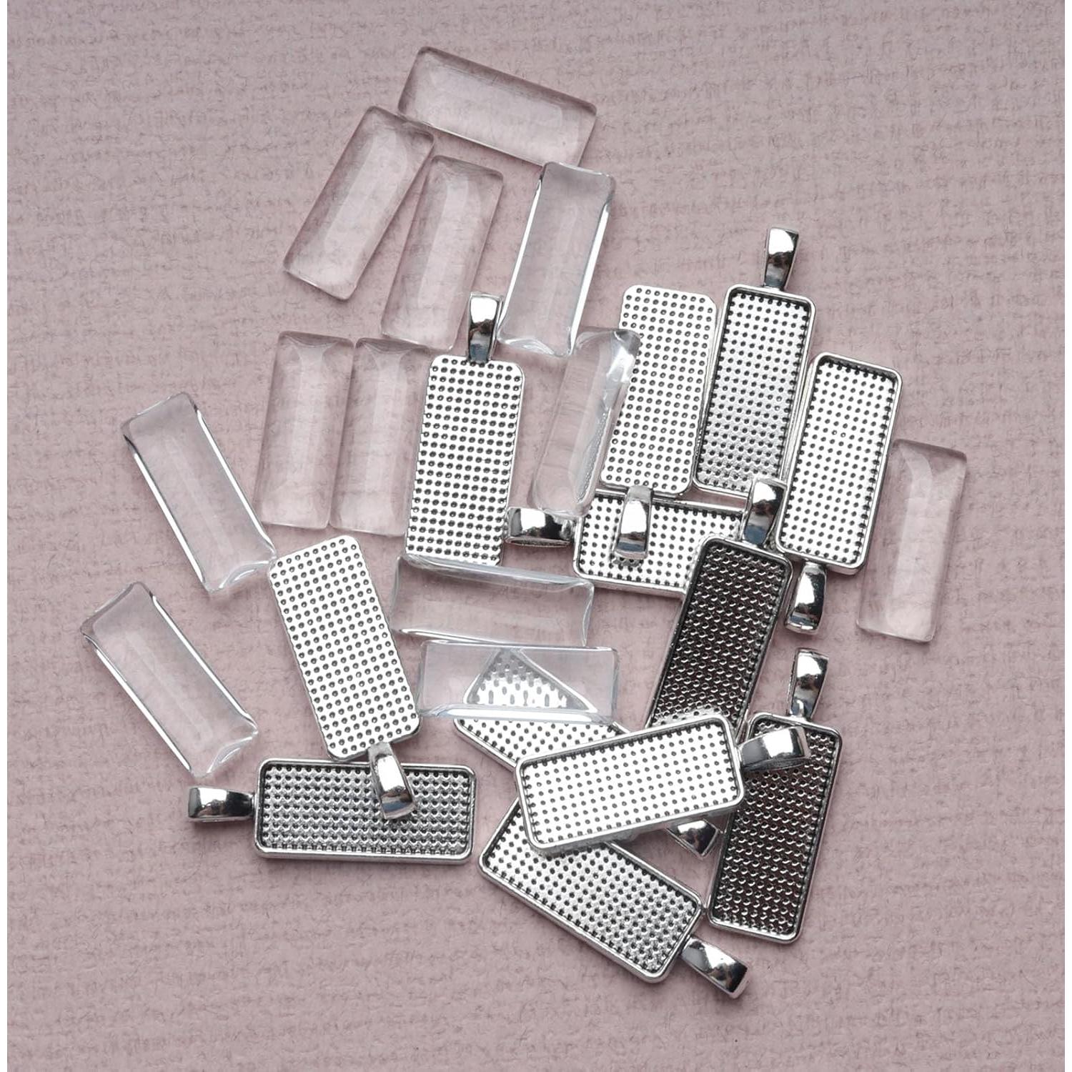 Bandejas de Colgante SOWAKA 12 Pcs con Cúpulas de Vidrio