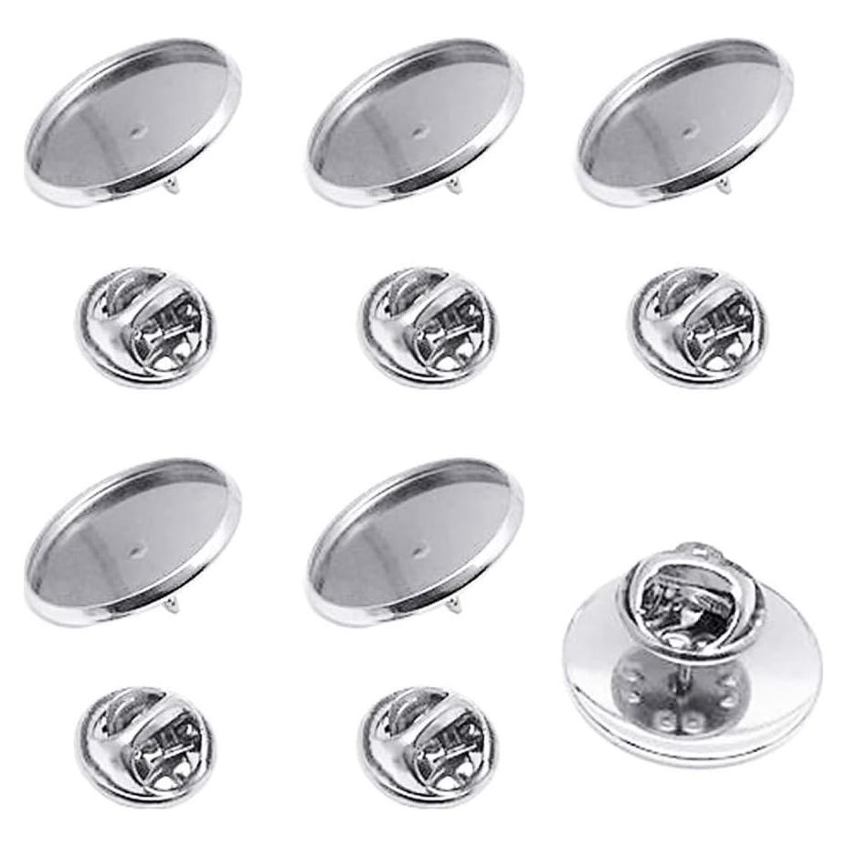 20 Juegos de Broches de Acero Inoxidable ccHuDE 18mm