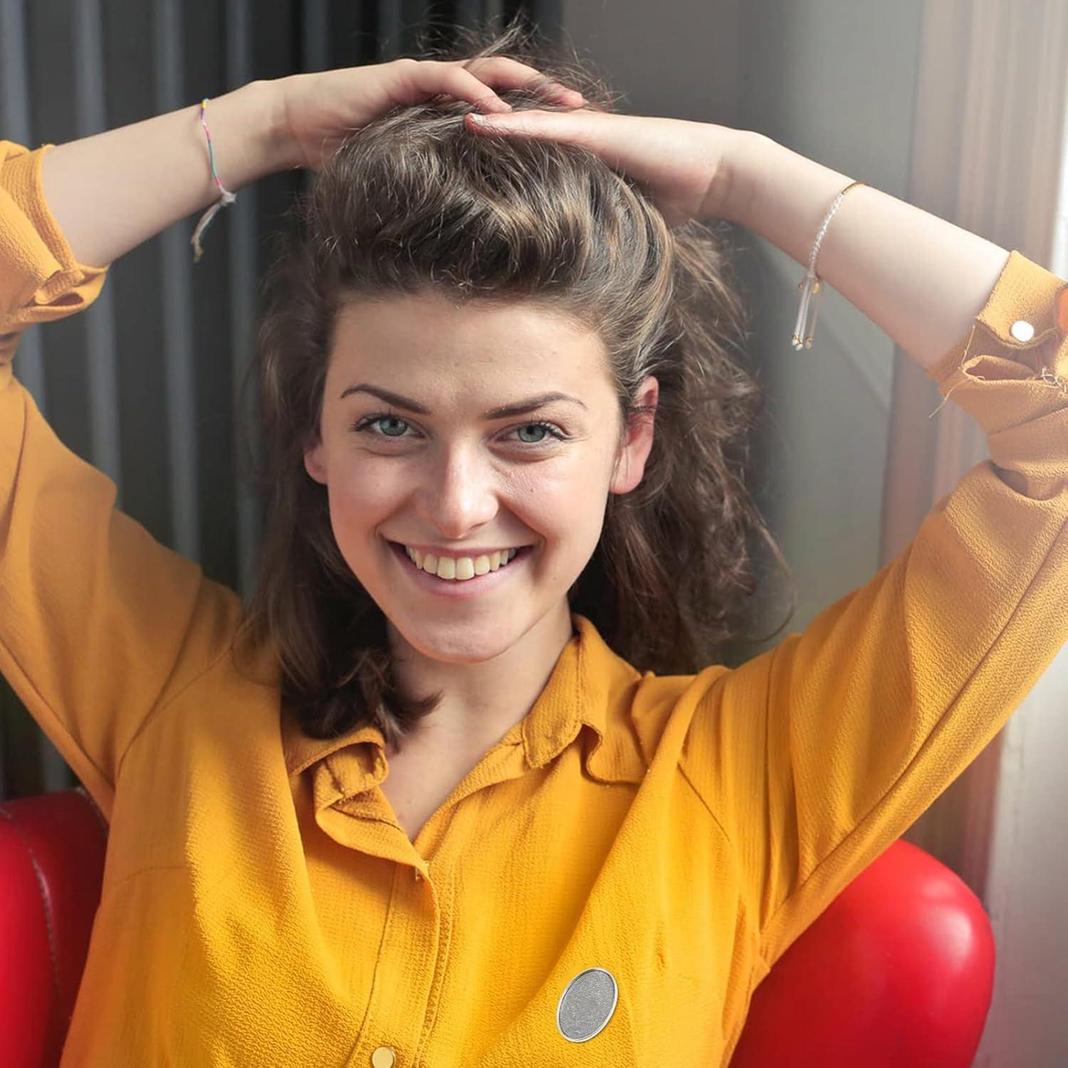 5 Broches Base de Cabochón Redonda Milisten 25mm Plata