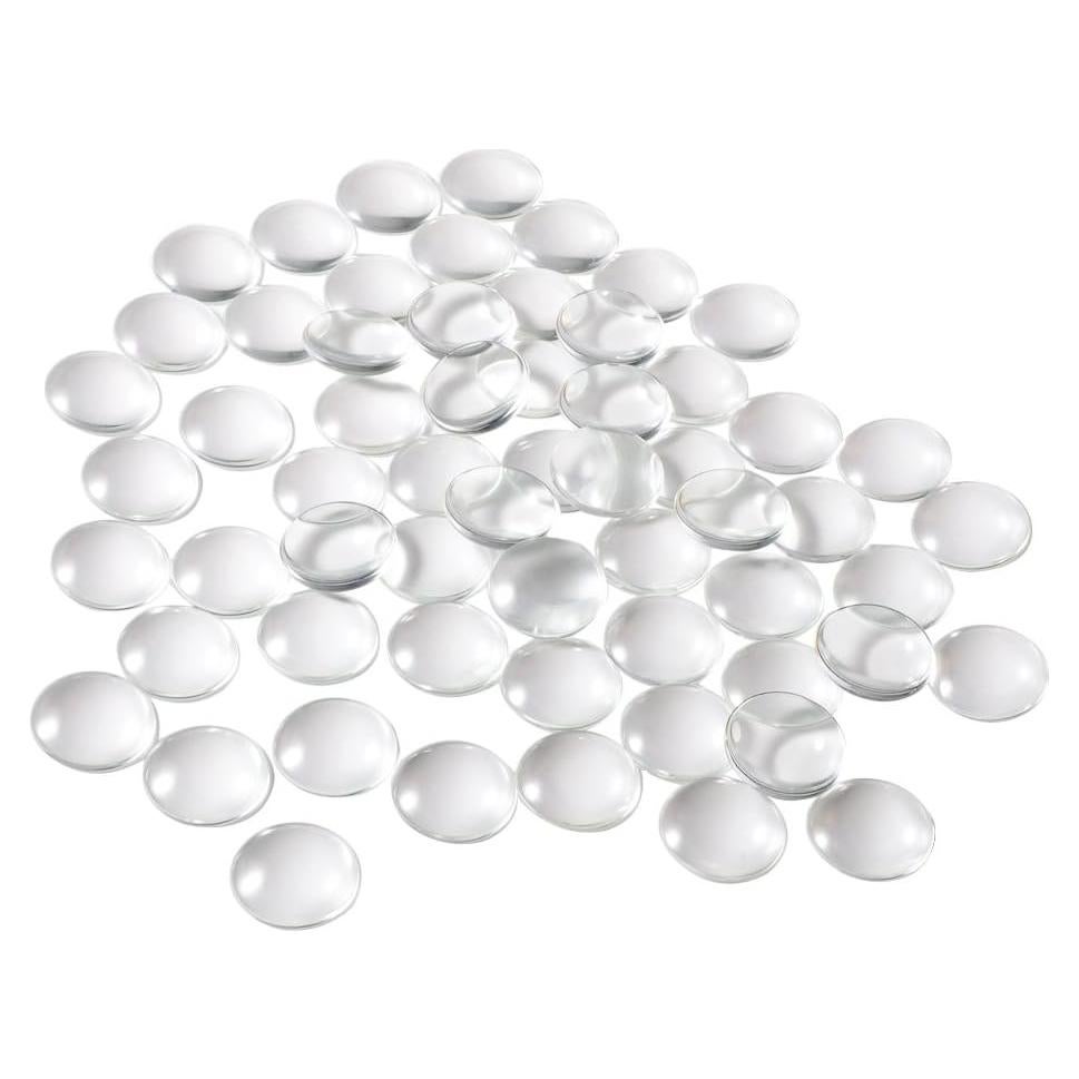 Cúpulas de Vidrio Transparentes HAUTOCO 60 Piezas 25mm