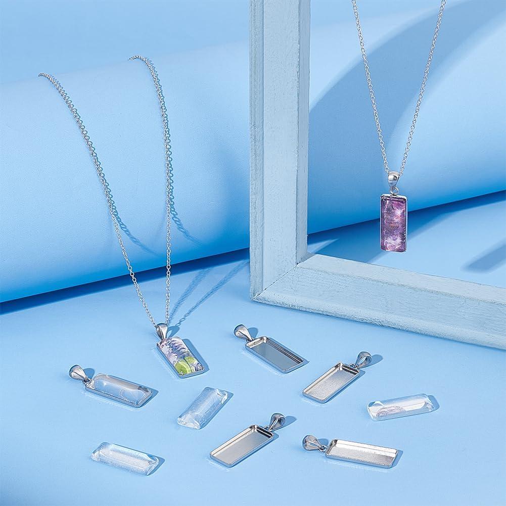 Bandeja Rectangular de Acero Inoxidable UNICRAFTALE 40pcs