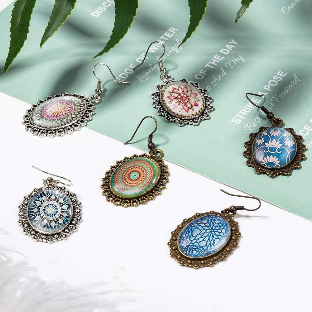 Conjuntos de Pendientes Bezel PH PandaHall 36 Piezas DIY