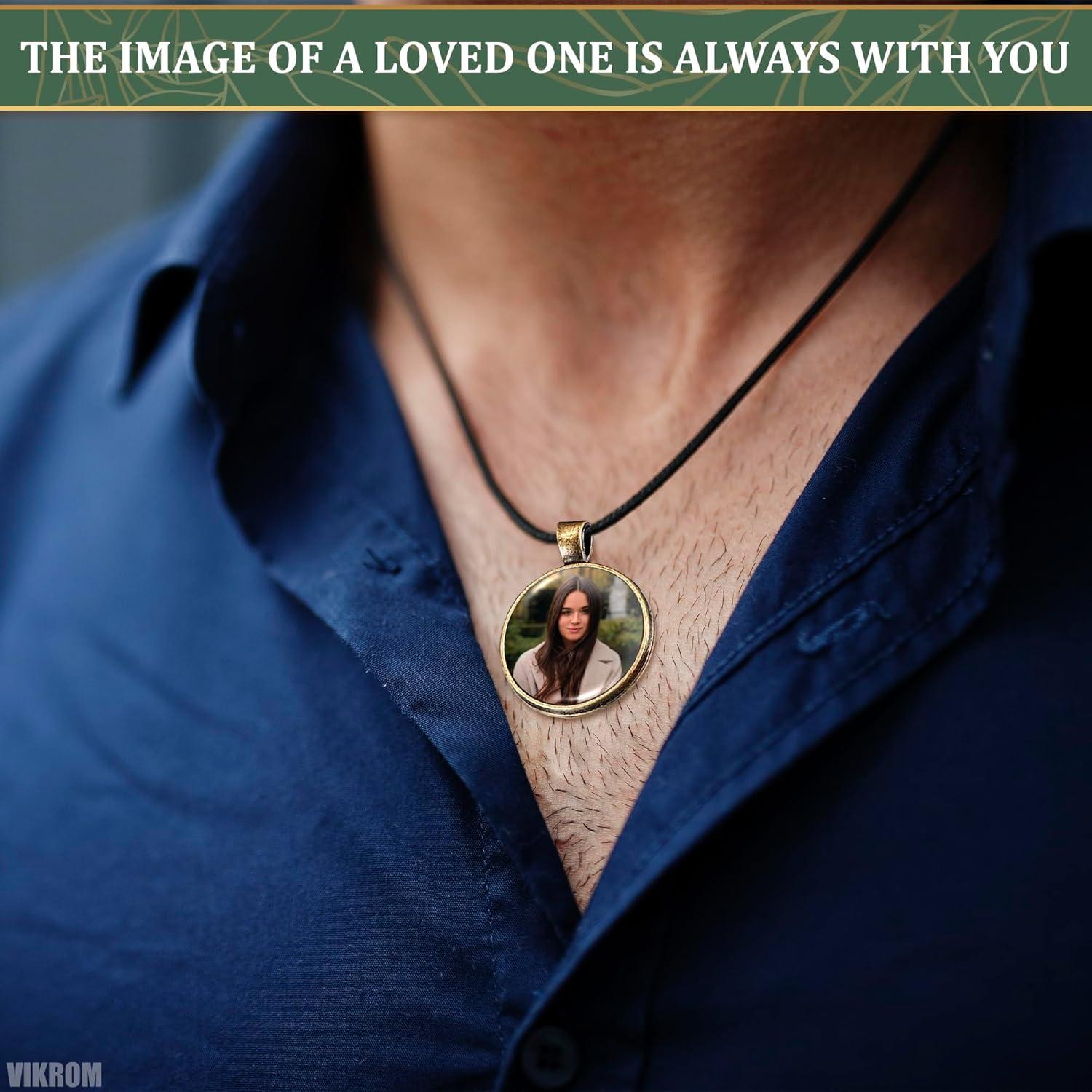 100 Colgantes para Joyería VIKROM en Blanco 27 mm