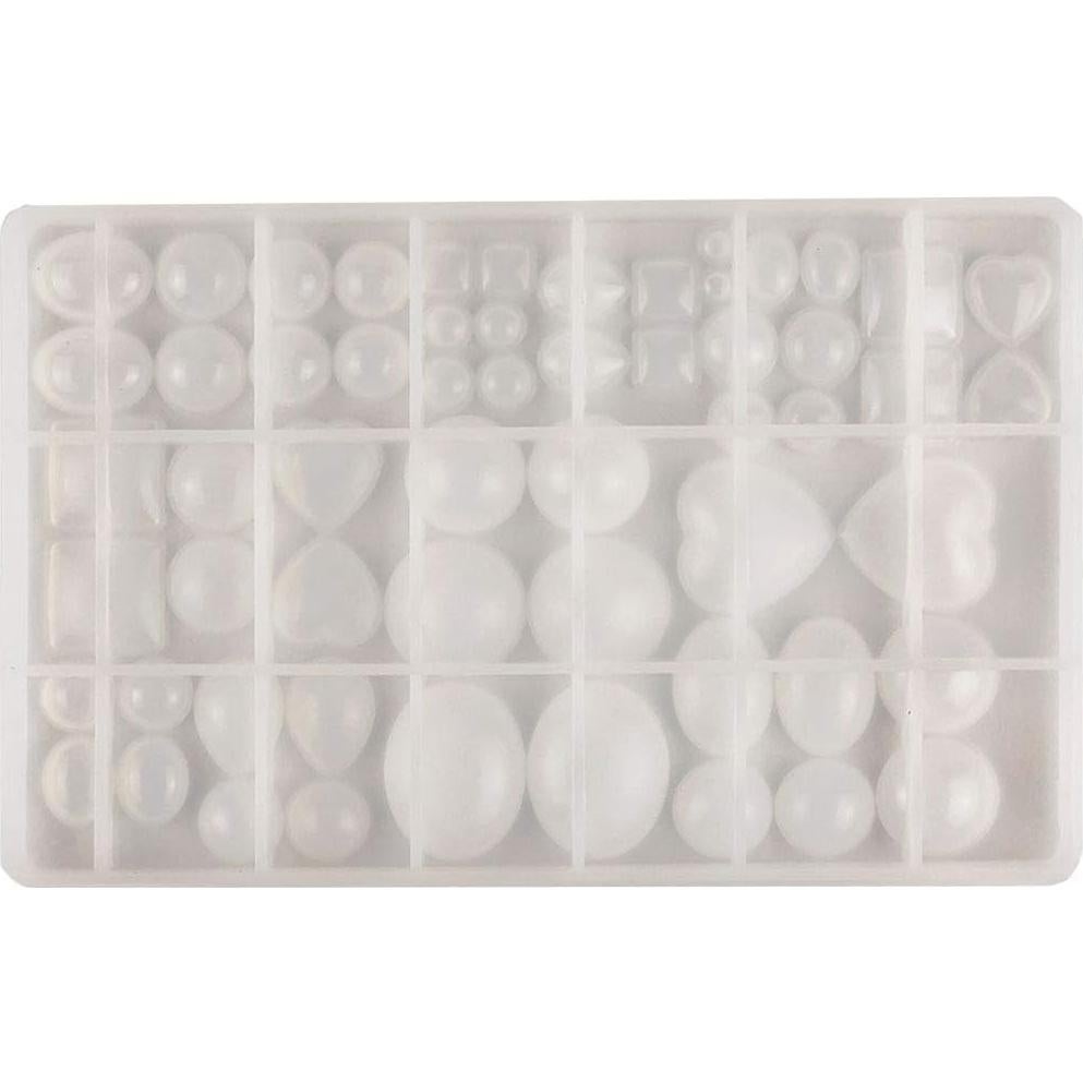 Molde de Silicona ScivoKaval para Joyería 29 Diseños 58 Cavidades