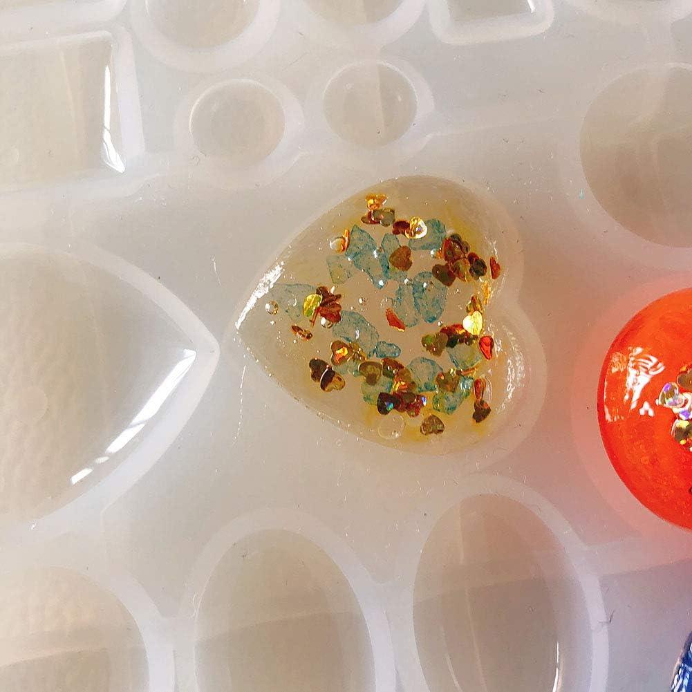 Molde de Silicona ScivoKaval para Joyería 29 Diseños 58 Cavidades