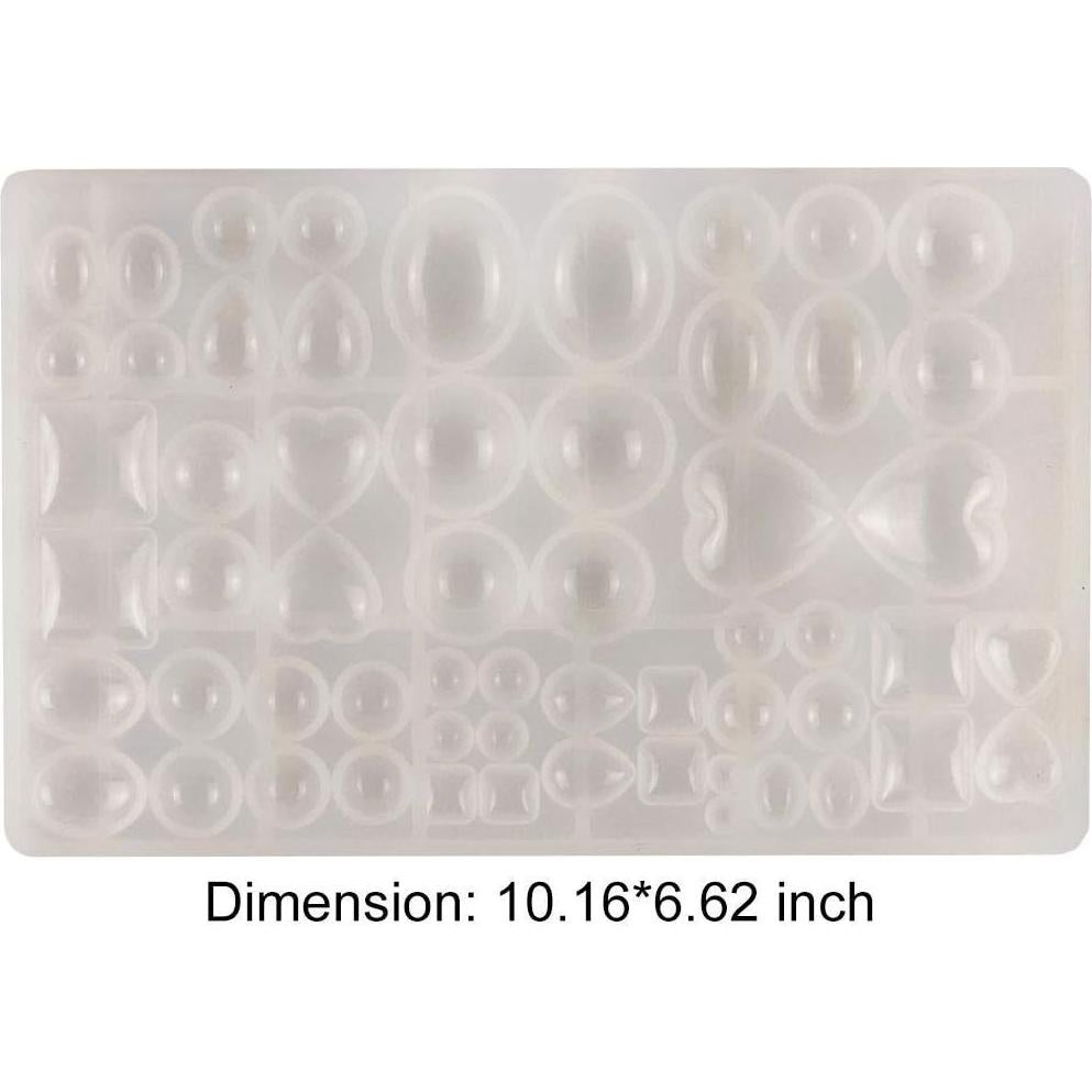 Molde de Silicona ScivoKaval para Joyería 29 Diseños 58 Cavidades