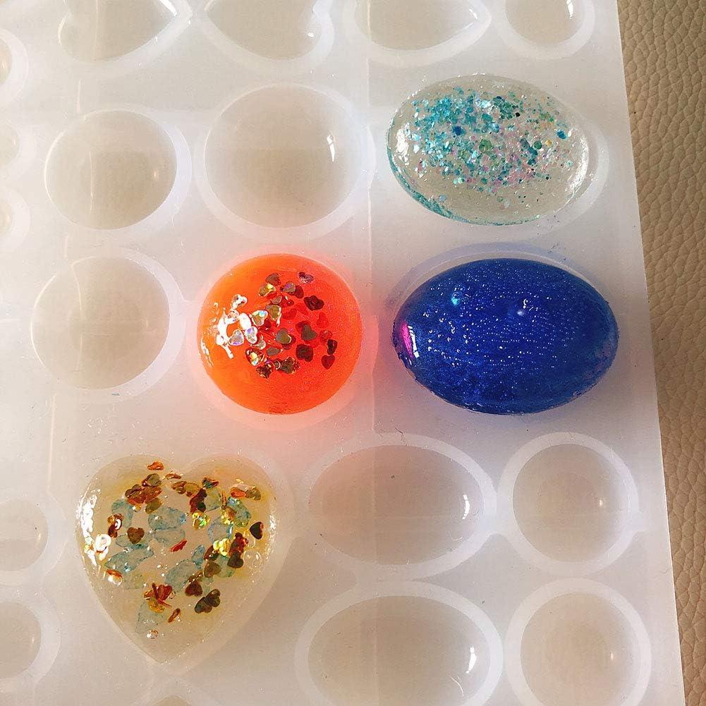 Molde de Silicona ScivoKaval para Joyería 29 Diseños 58 Cavidades