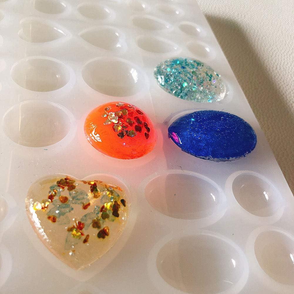 Molde de Silicona ScivoKaval para Joyería 29 Diseños 58 Cavidades