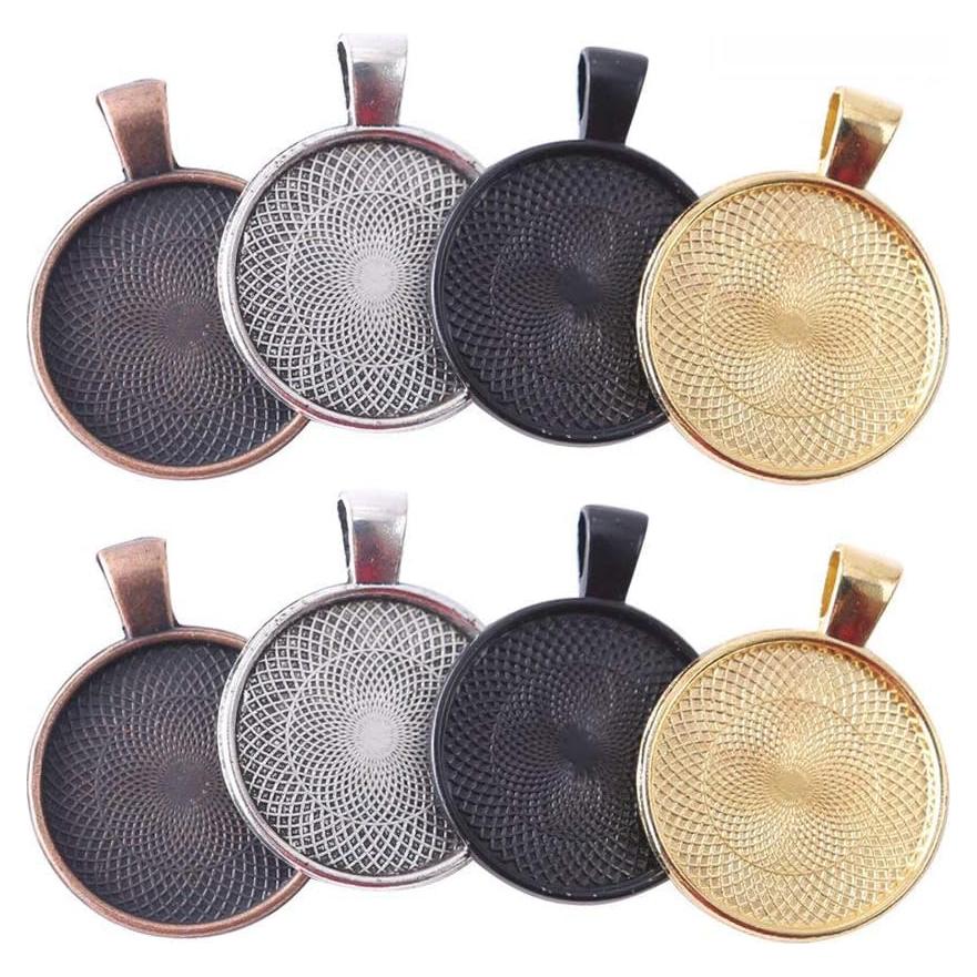 Bandejas para Pendientes PENTA ANGEL 24pcs 25mm Aleación