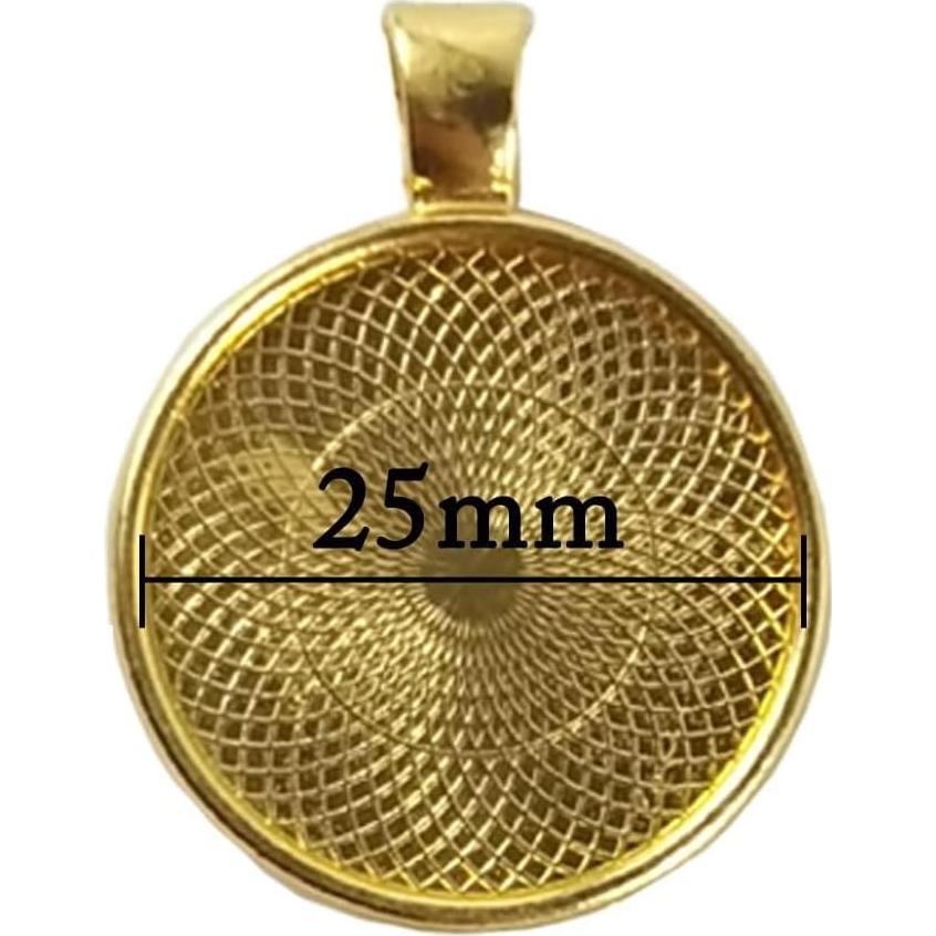 Bandejas para Pendientes PENTA ANGEL 24pcs 25mm Aleación