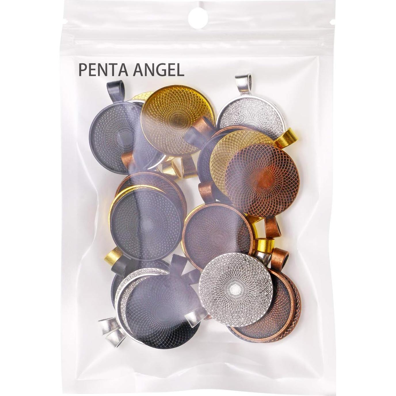 Bandejas para Pendientes PENTA ANGEL 24pcs 25mm Aleación