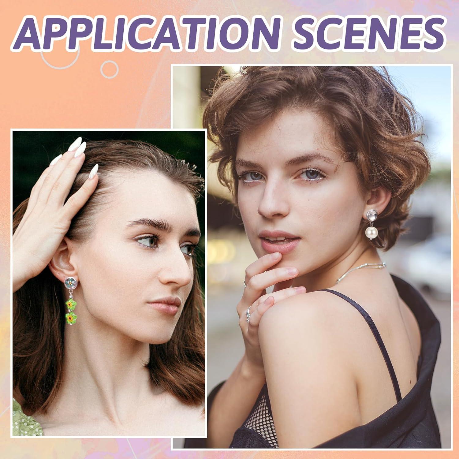 100 Piezas Aretes de Acero Inoxidable PH PandaHall 8mm