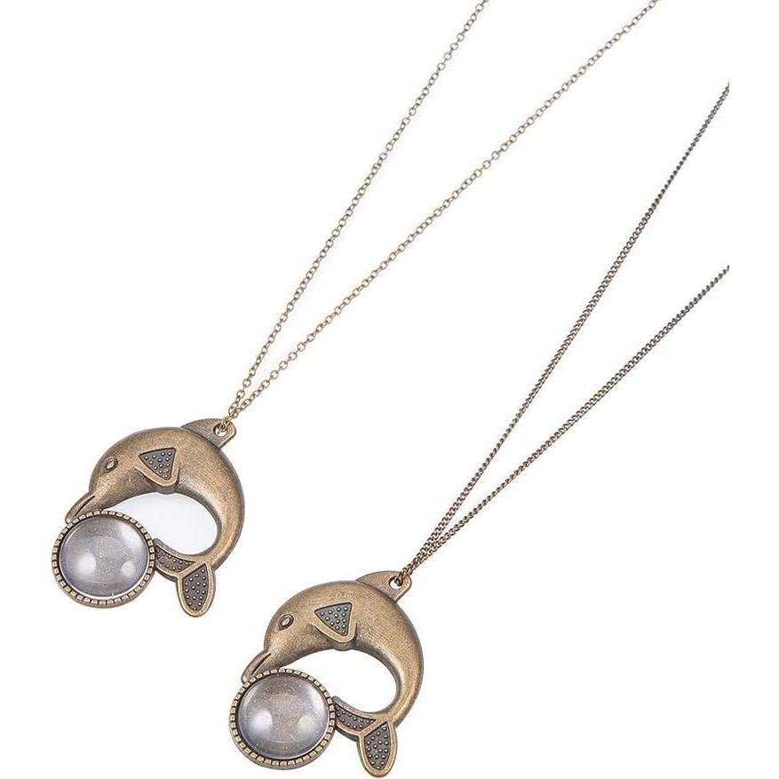 Bases Colgantes de Delfín Antiguo Bronce AKOAK 10 Unidades