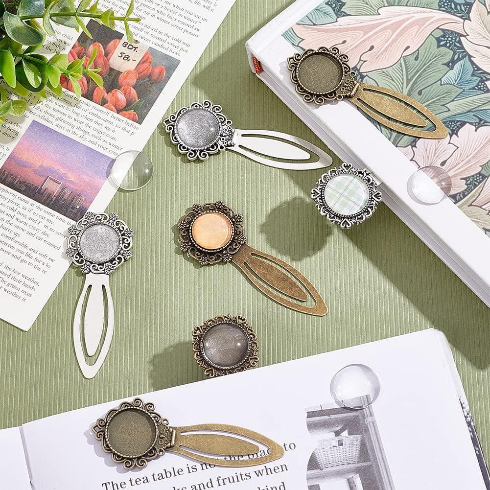 Kit de Colgantes de Marcador NBEADS 24 Pcs 3 Estilos 2 Colores