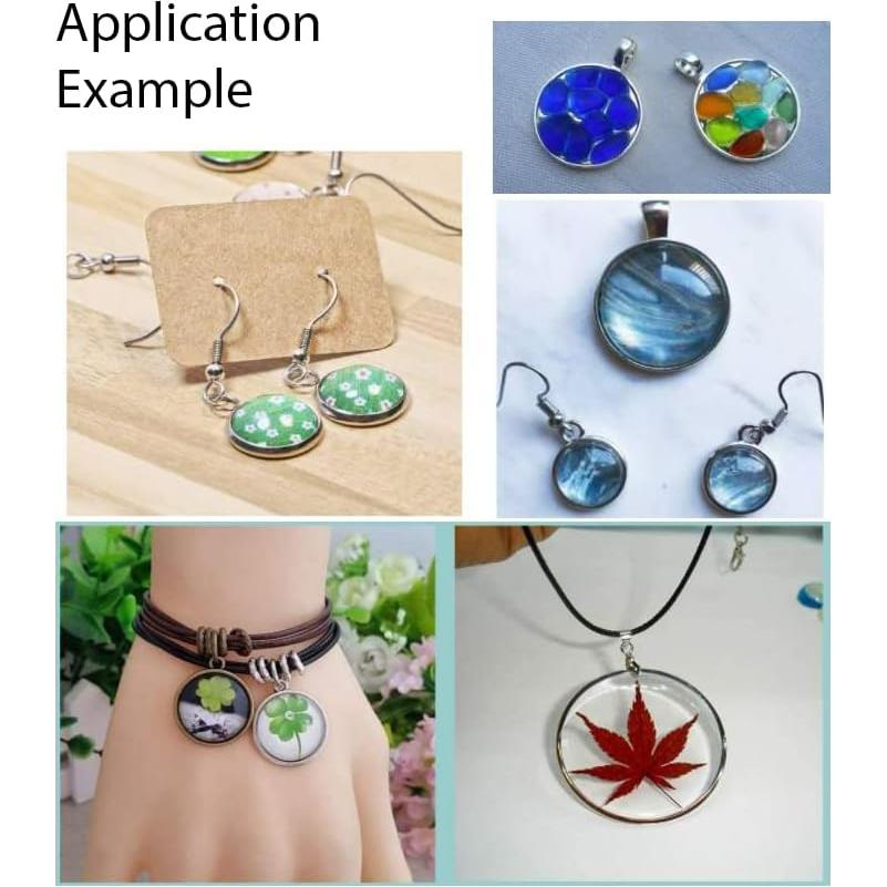 50pcs Copas Bezel Adabele 10mm Latón Resistente a la Ternura