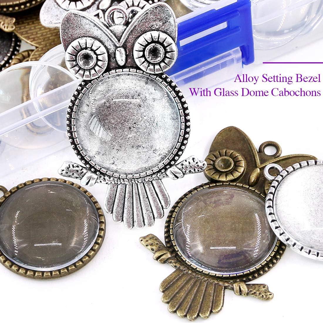 Kit de Bandejas Colgantes Swpeet 48Pcs para Joyería DIY