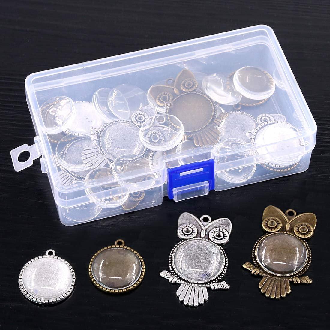 Kit de Bandejas Colgantes Swpeet 48Pcs para Joyería DIY