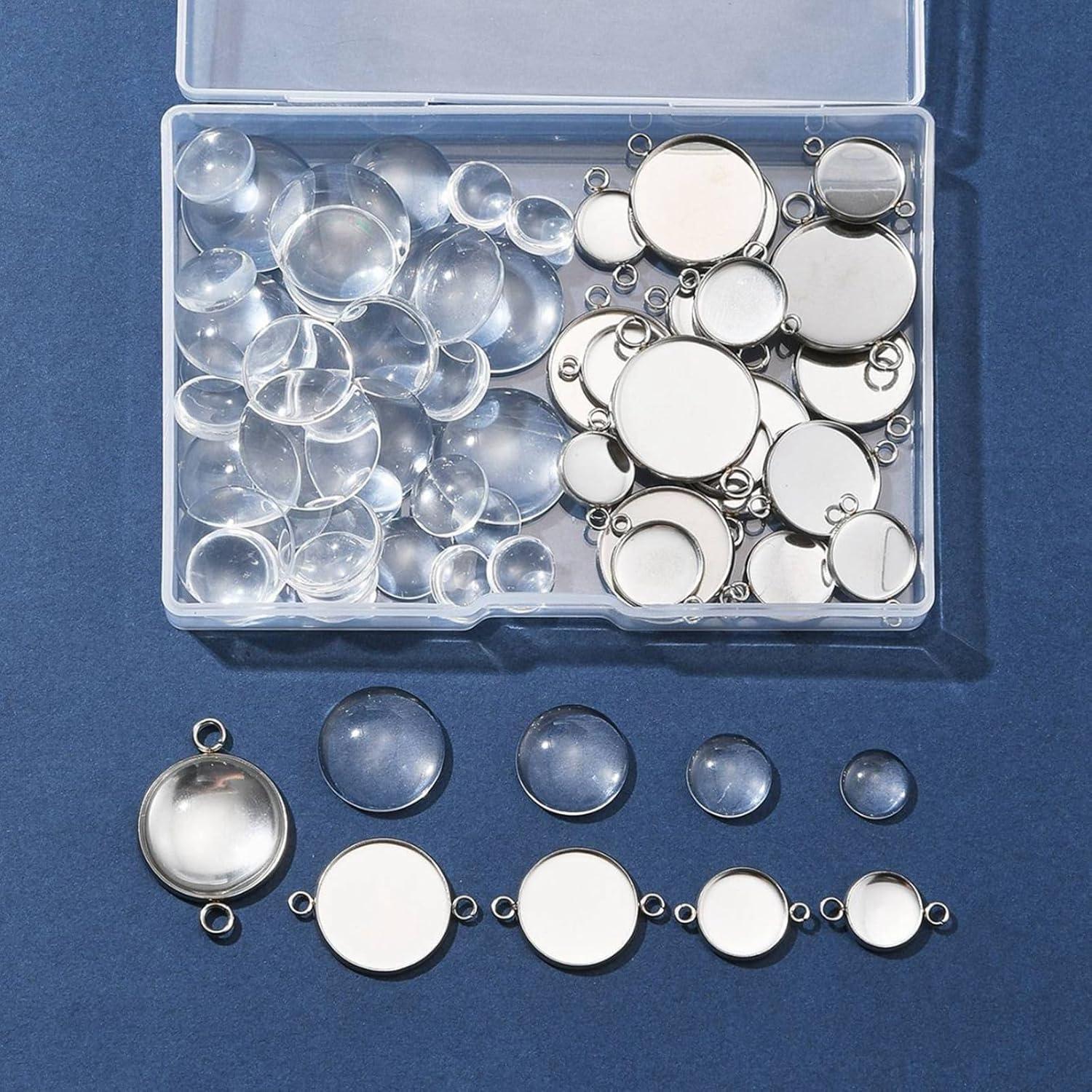 Conectores de bandeja de domo MakemadeDIY 25mm acero inoxidable