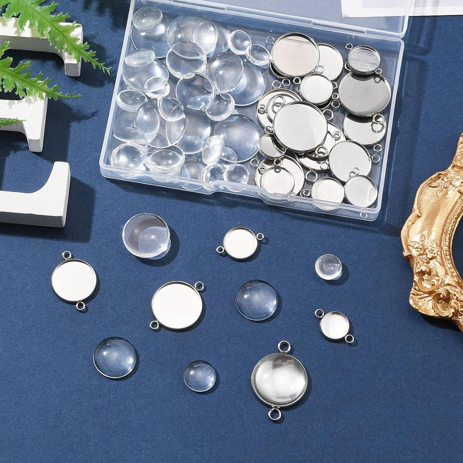 Conectores de bandeja de domo MakemadeDIY 25mm acero inoxidable