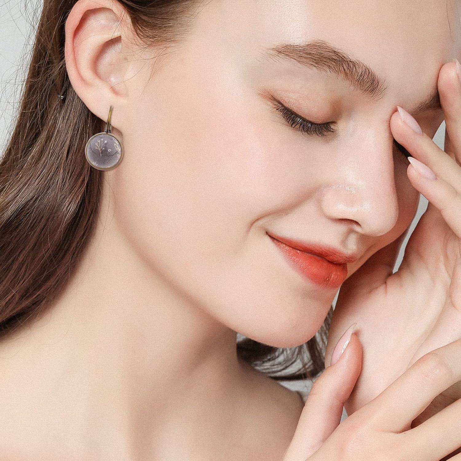 20 Ganchos de Pendientes de Palanca Aylifu Bronce Antiguo 12mm