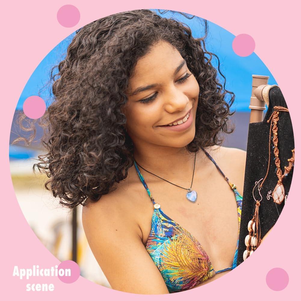 50 Sets Cabochones Corazón UNICRAFTALE Acero Inoxidable 304