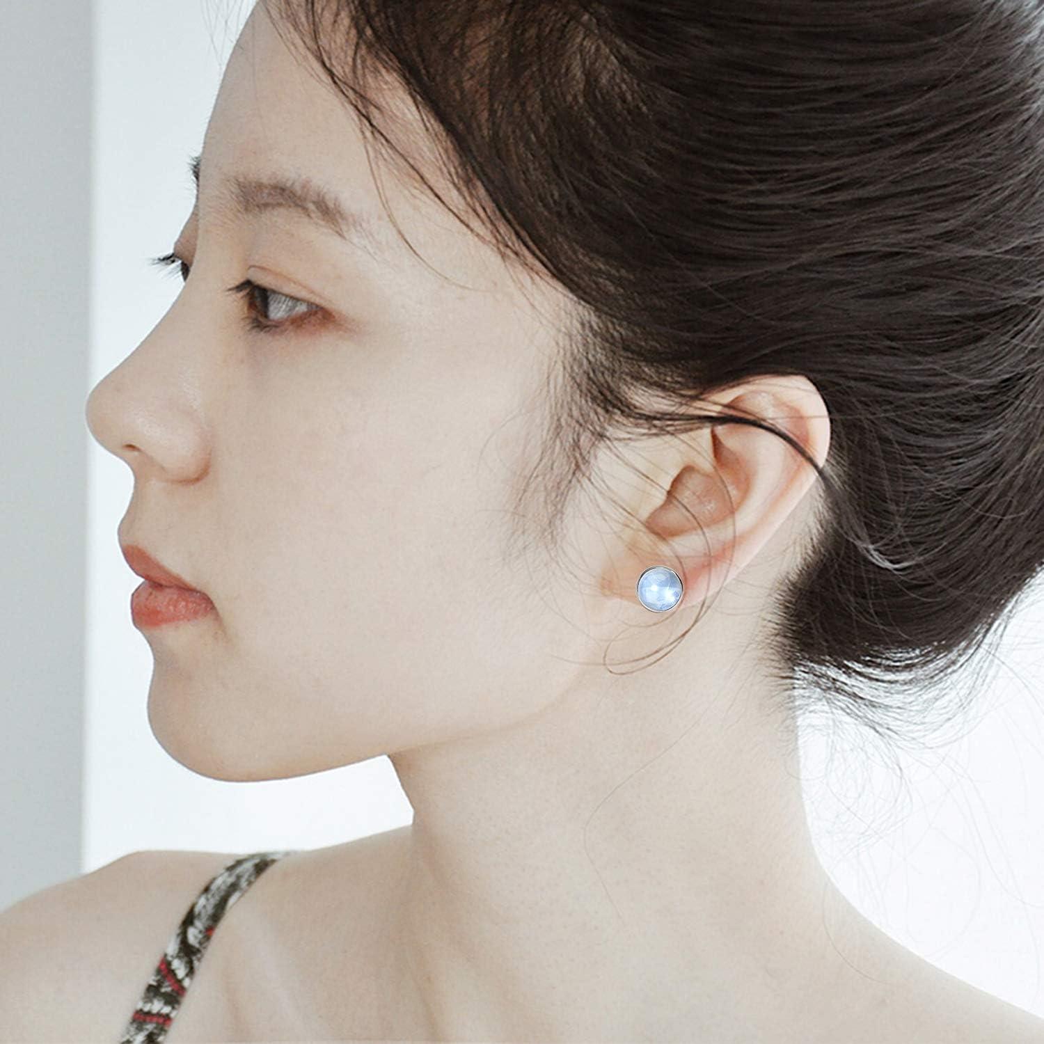 10 Piezas Plantillas Pendientes Acero Inoxidable 14mm Aylifu