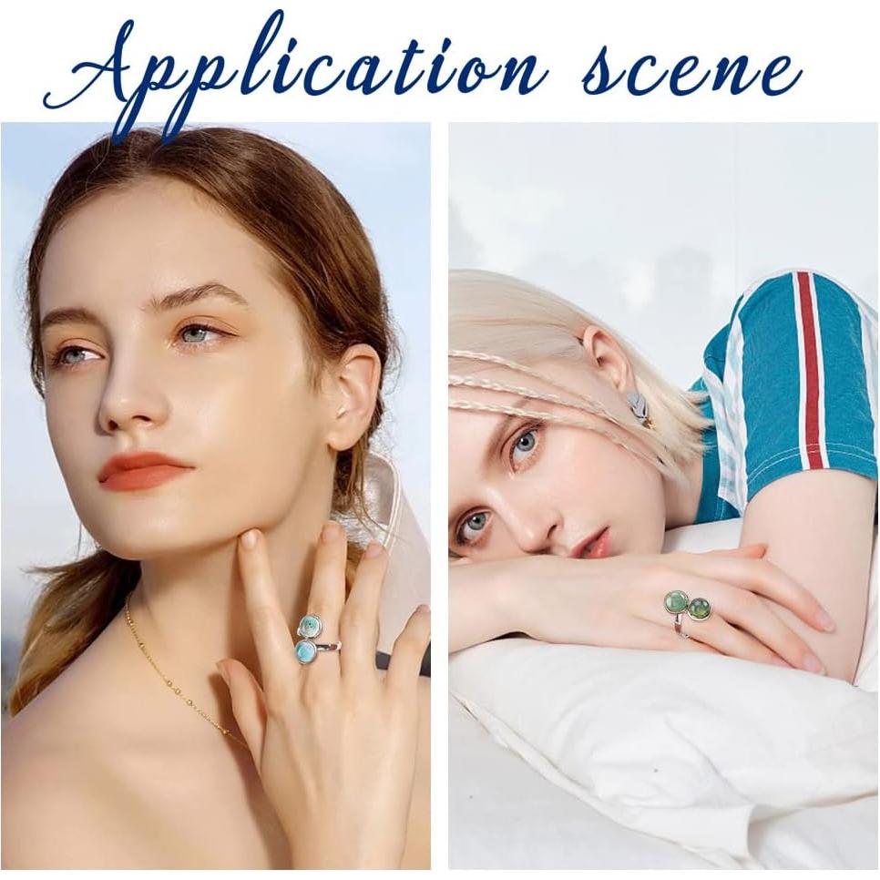 14pcs Base de Anillo Ajustable PH PandaHall 17mm Acero Inoxidable