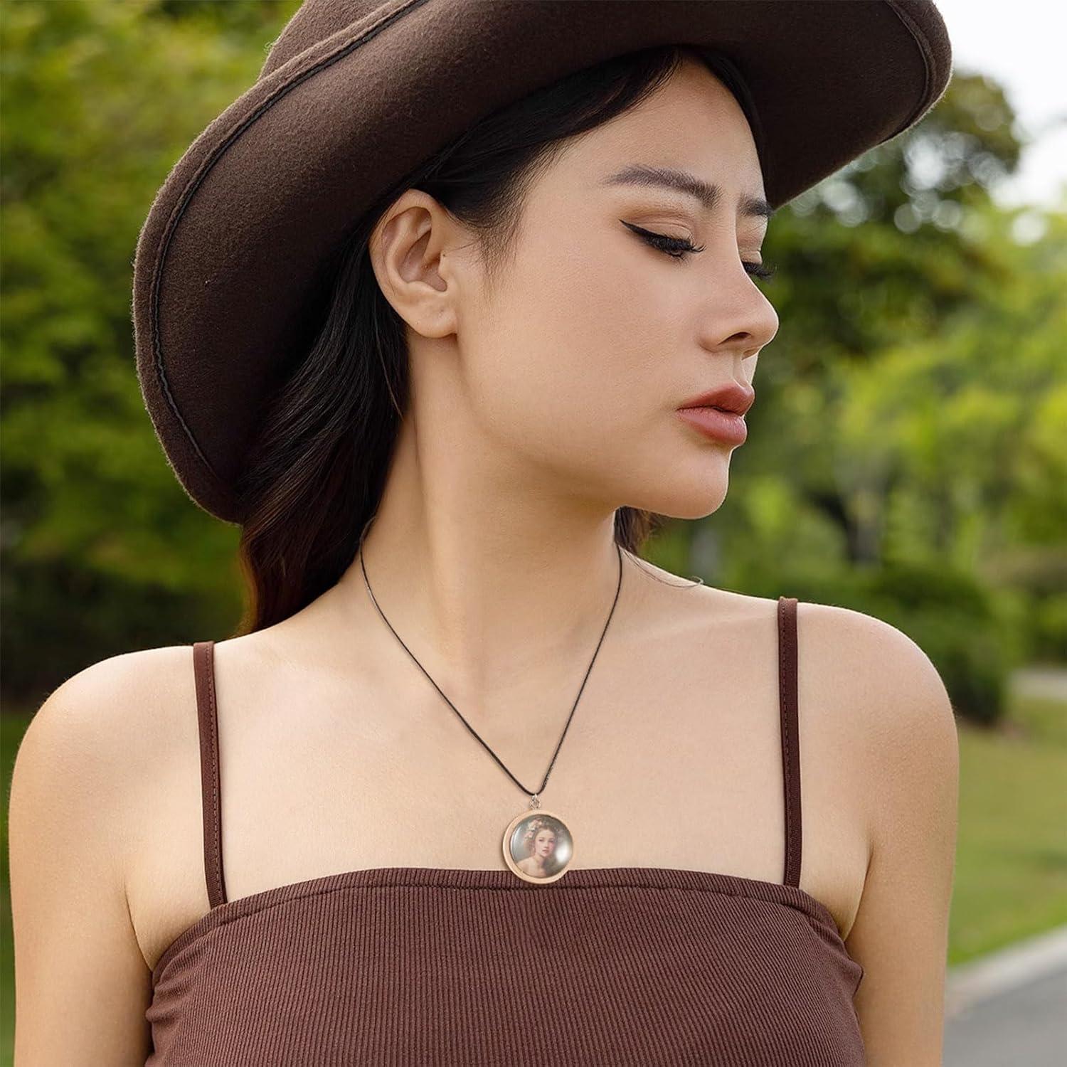 Kit de Colgantes DIY Craftdady de Madera y Vidrio 10pcs