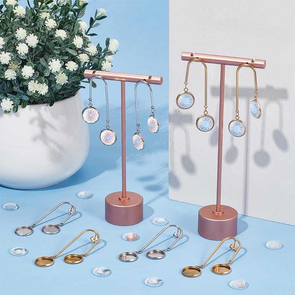 Set de Aretes DIY UNICRAFTALE 24 Pcs Acero Inoxidable