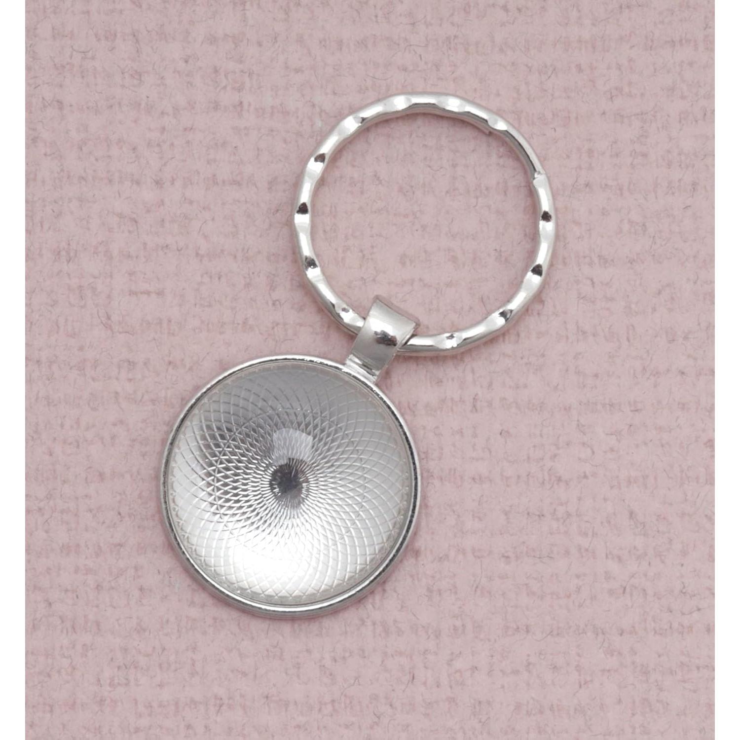 Kit de 10 llaveros SOWAKA con bandejas y cabochones 2.54 cm