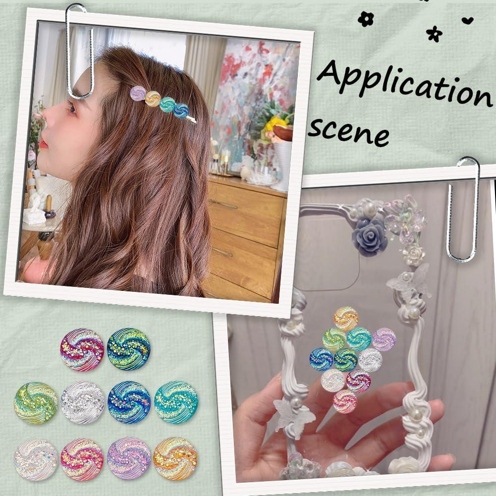 Cabochones de Resina SUNNYCLUE 150PCS 12mm Multicolor DIY