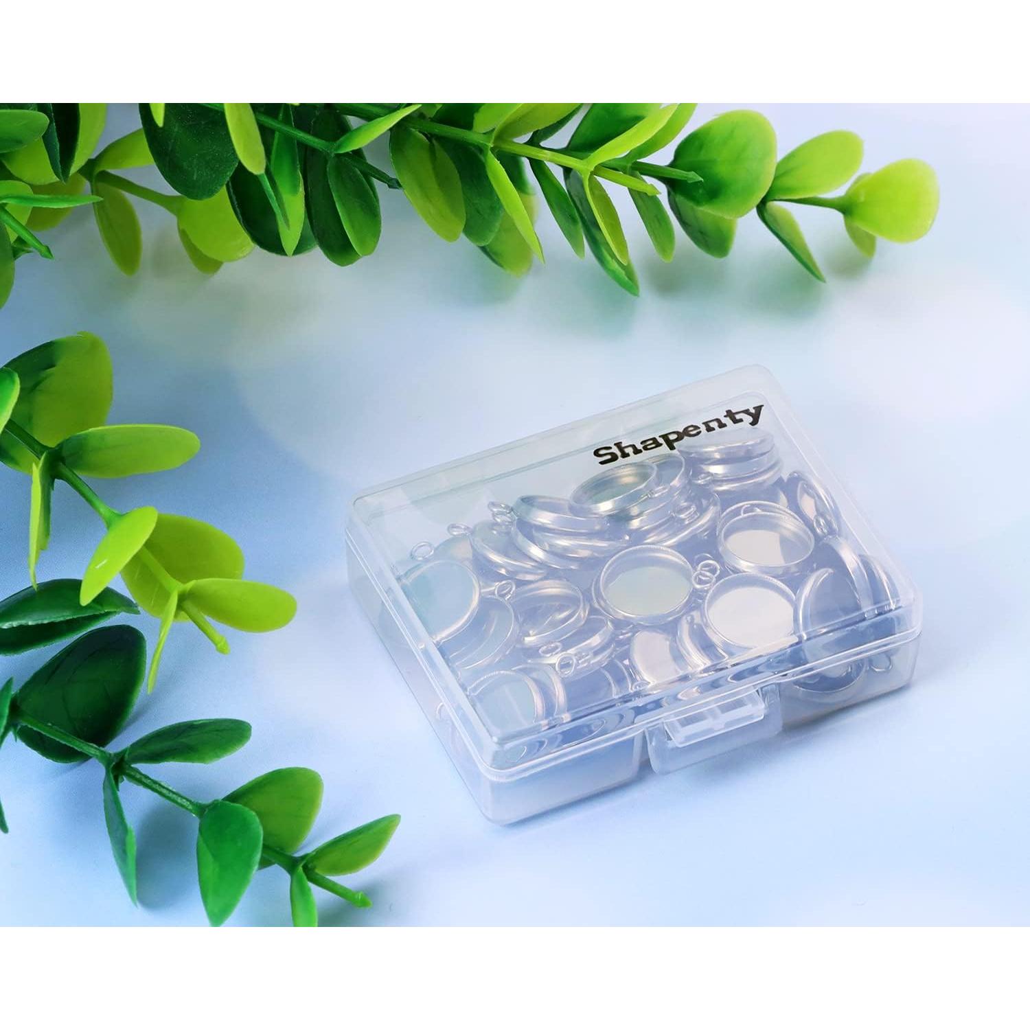 Bandejas de Pendientes Shapenty Acero Inoxidable 10mm 50PCS