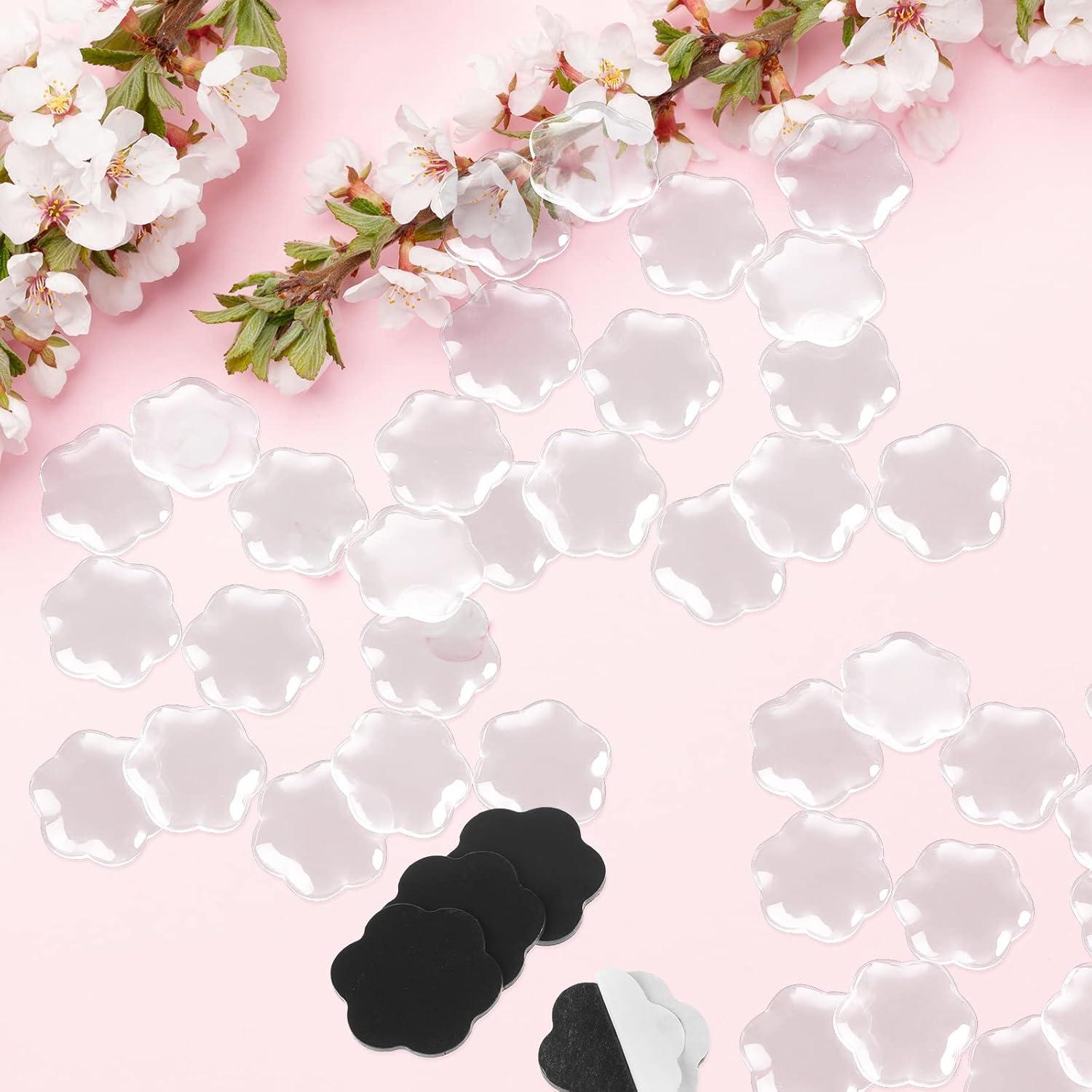 72 Piezas Imanes de Manualidades Weewooday Flor 3.81 cm