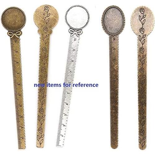 Bases para Joyería DIY SHUNAE 10pcs 18mm Redondas Bronce