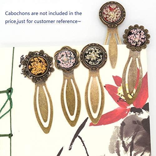 Bases para Joyería DIY SHUNAE 10pcs 18mm Redondas Bronce