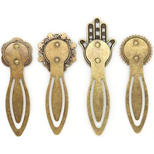 Bases para Joyería DIY SHUNAE 10pcs 18mm Redondas Bronce