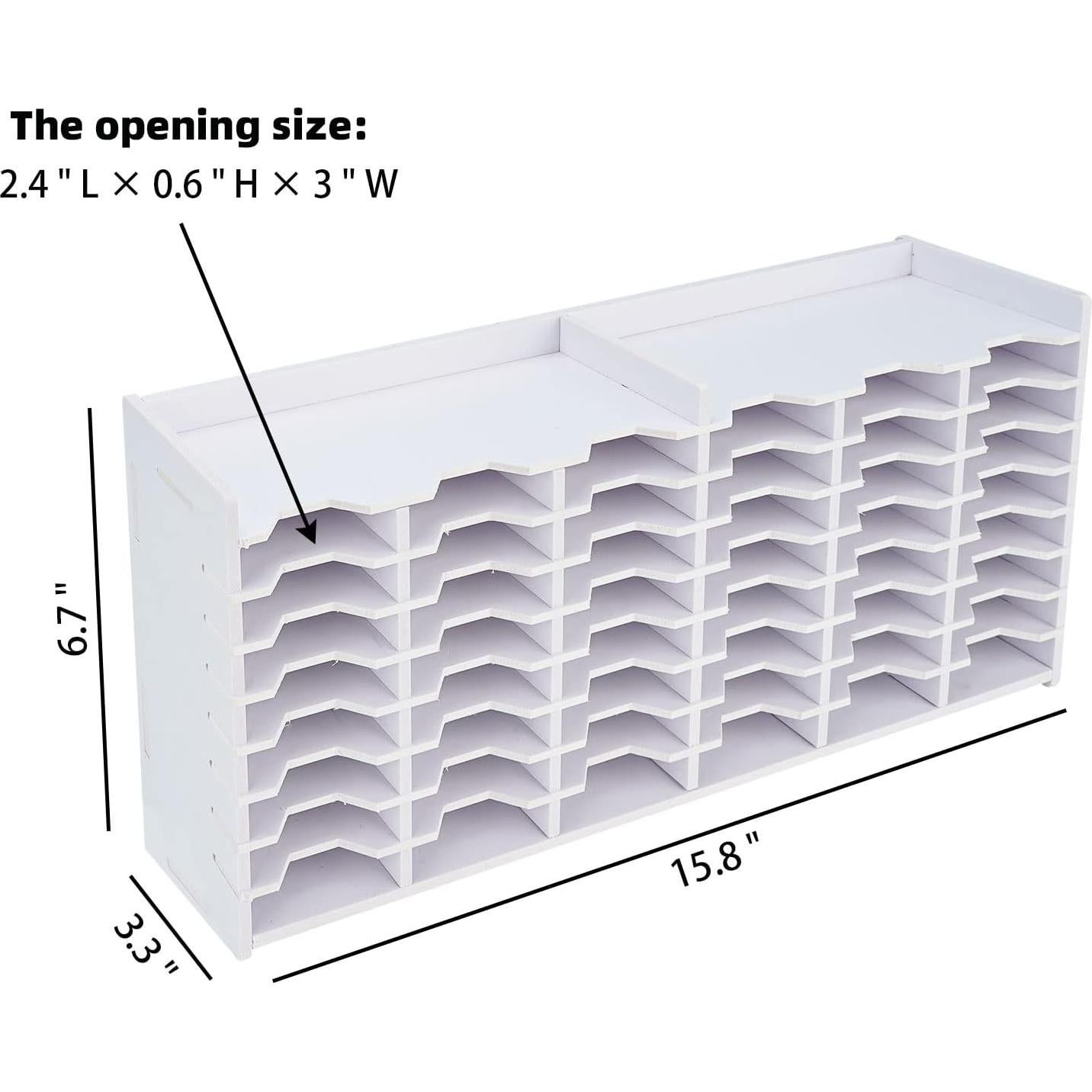 Soporte de Almacenamiento Krafetto para 48 Bandejas de Pintura