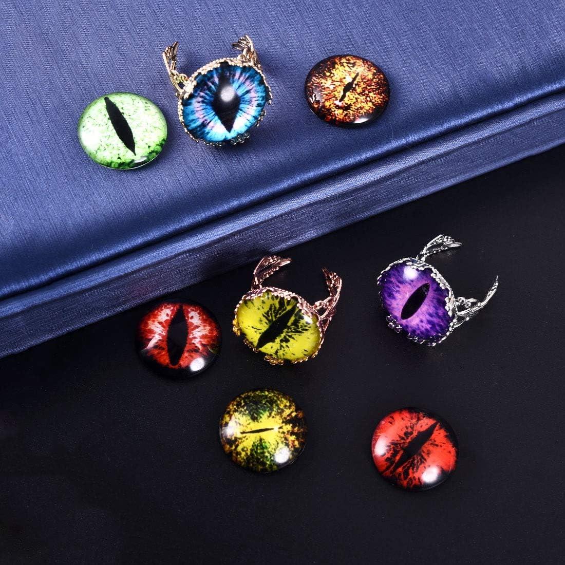 100 Cabochones de Cristal DROLE 20mm Ojo para Manualidades