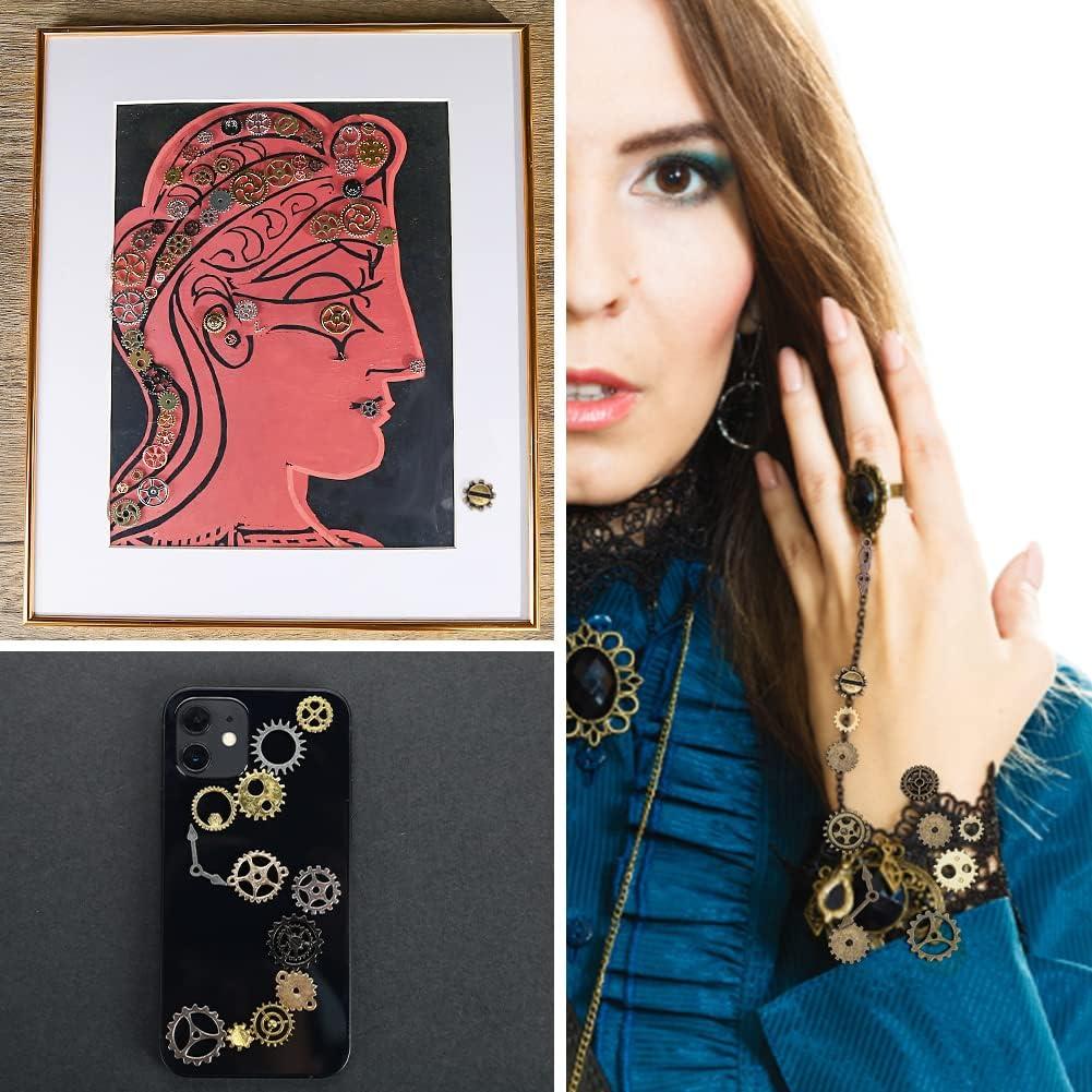 Colgantes de Engranaje Steampunk BigOtters 200g - Mezcla de Colores