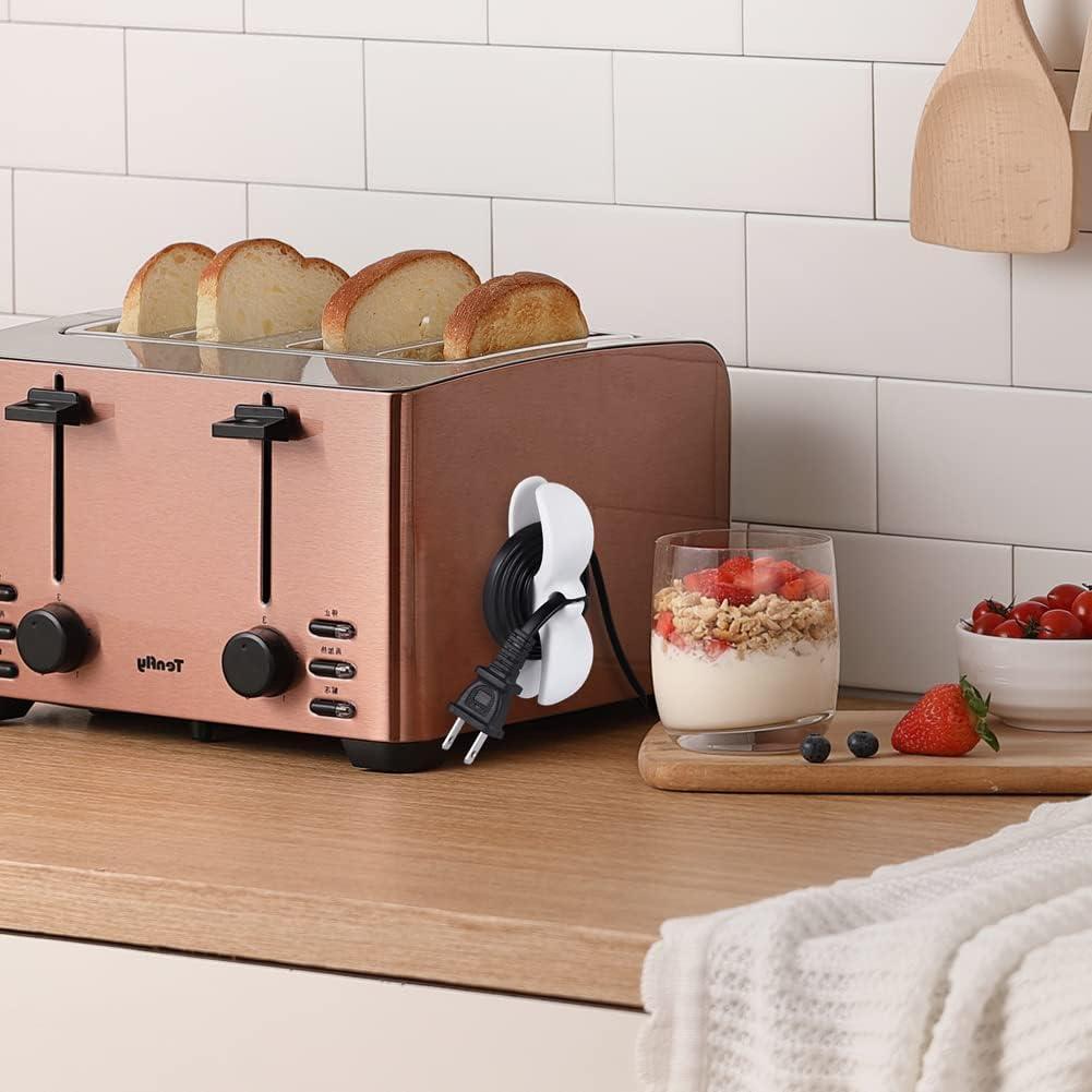 Organizador de Cables SisBroo 4PCS para Electrodomésticos