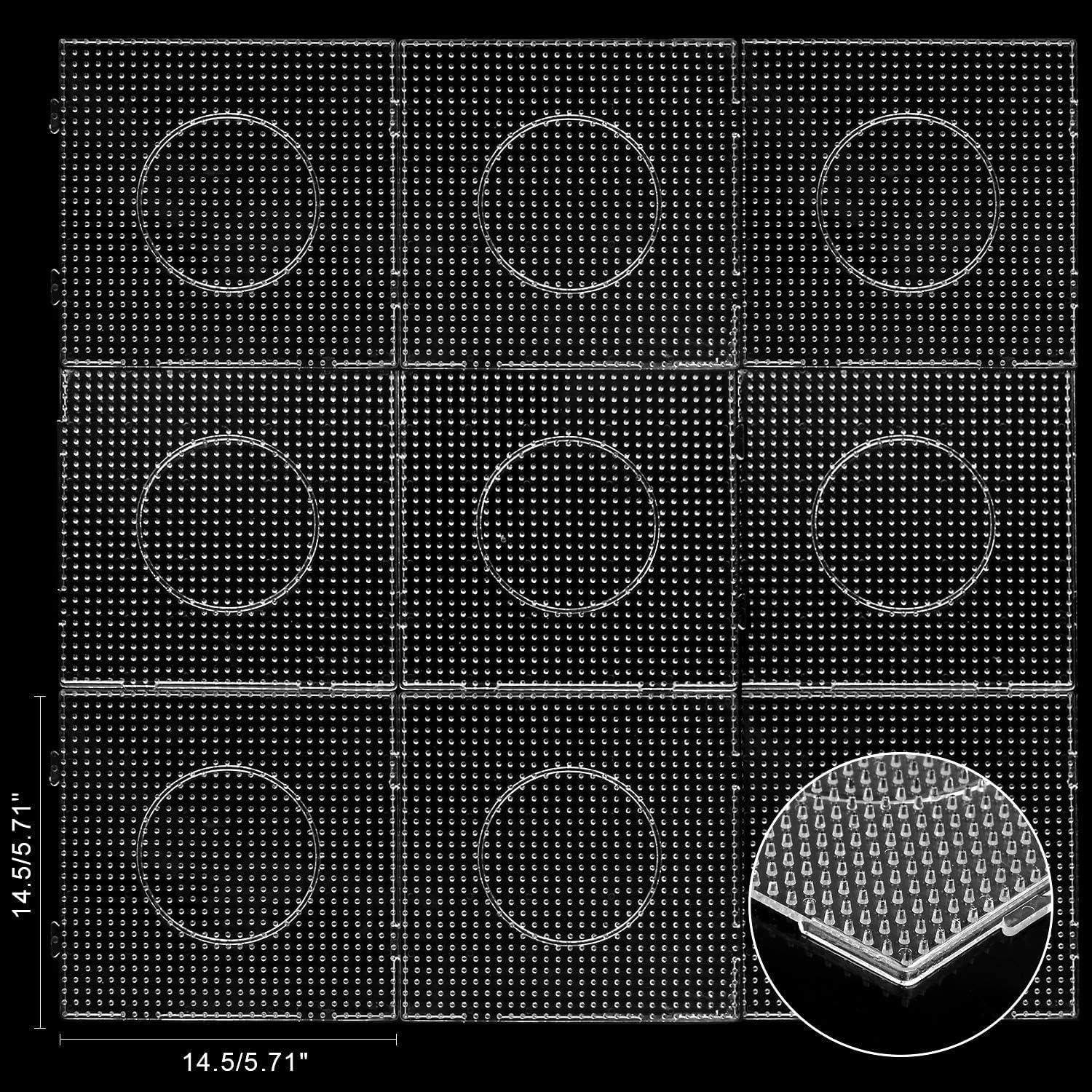 Kit de Manualidades con Perlas AUGSUN - 9 Tableros 5mm